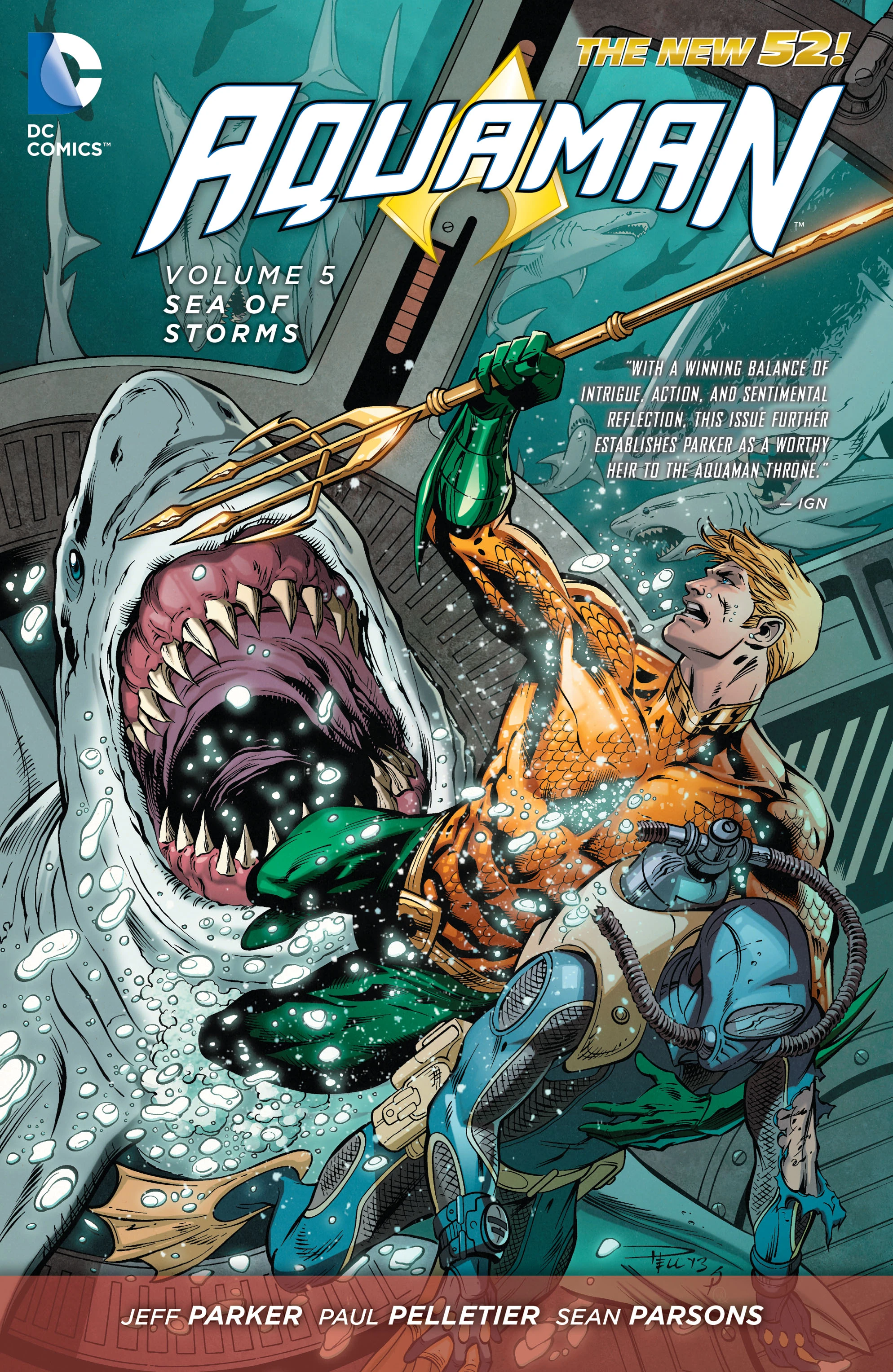 Aquaman Vol. 5: Sea of Storms (DC, 2017) cover